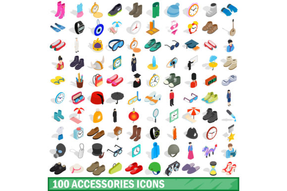 100 Accessories Icons Set: A Practical Resource for Modern Visual Communication