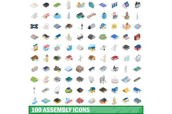 100 Assembly Icons Set: A Practical Guide for Designers and Developers