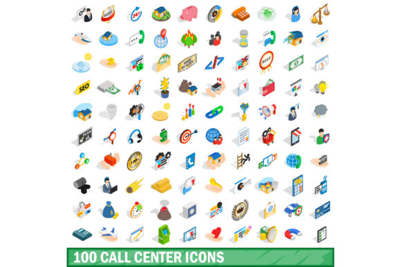 100 Call Center Icons Set: A Practical Resource for Professional Visual Communication