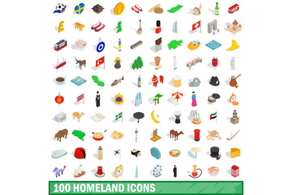 100 Homeland Icons Set: Visual Storytelling Made Simple