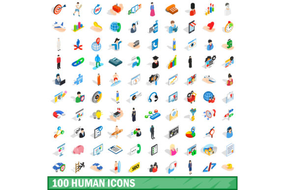 100 Human Icons Set, Isometric 3d Style: Avoid These Common Mistakes for Better Visual Communication