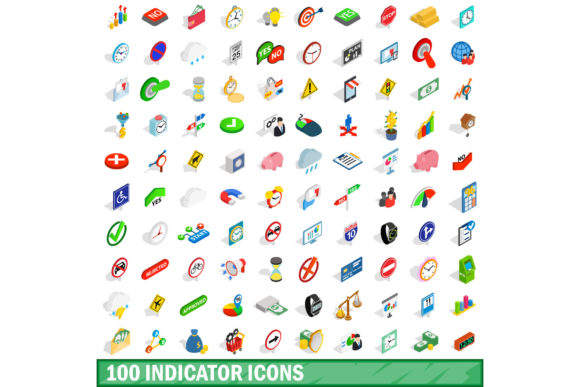100 Indicator Icons Set: Making Smarter Choices for Clear Communication