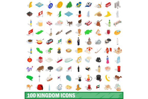 100 Kingdom Icons Set: A Designer’s Toolkit for Modern Branding