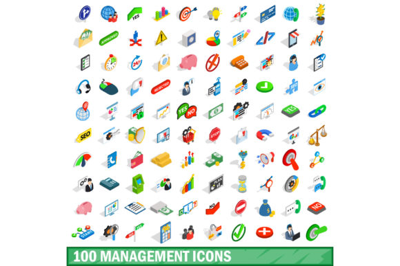 100 Management Icons for Designers
