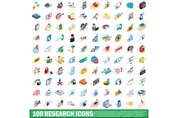 100 Research Icons Set: A Practical Resource for Clear Visual Communication