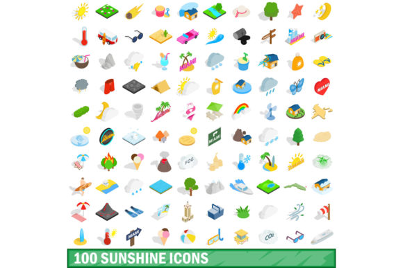 100 Sunshine Icons Set: A Practical Evaluation of Visual Consistency and Real-World Versatility