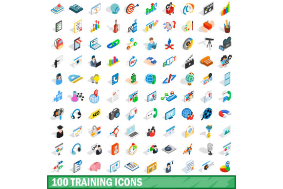 100 Training Icons Set – Creative Ways to Use Them