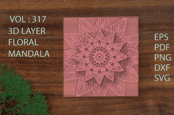 3D Exclusive Mother’s Day Layer Mandala: A Fresh Take on Celebrating Mom