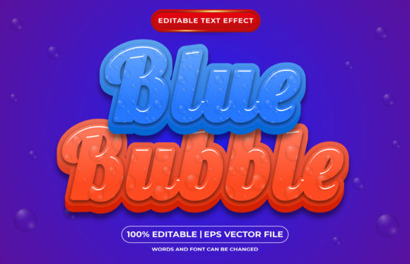 Blue Bubble 3D Editable Text Effect: What to Know Before You Dive In