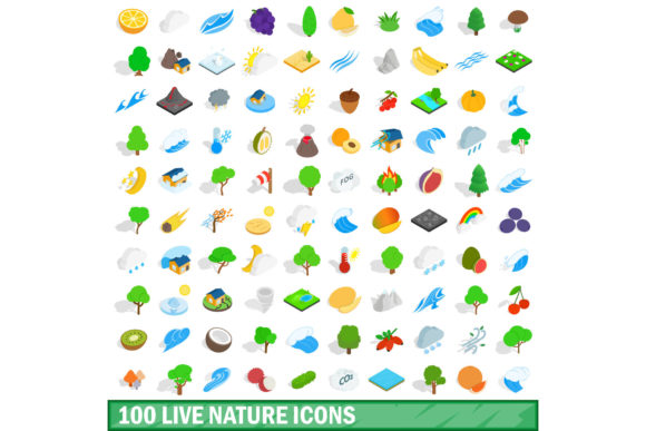 Bringing the Outdoors In: Why the 100 Live Nature Icons Set is a Game-Changer for Digital Design