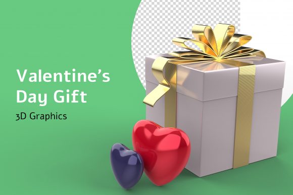 Heart-Shaped Gift Boxes in Graphic Design