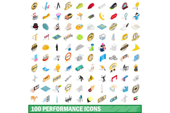 How a 100 Performance Icons Set Transforms Digital Dashboards and User Interfaces