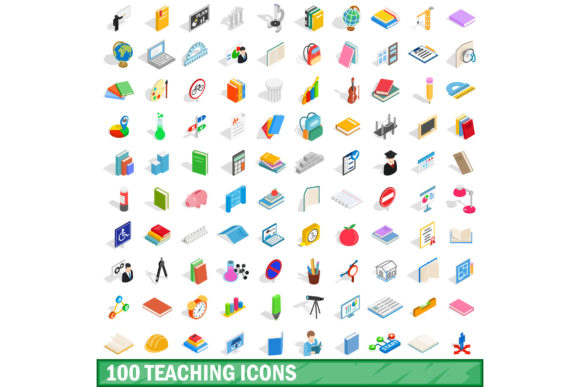 How the 100 Teaching Icons Set Streamlines Visual Communication in Any Workflow