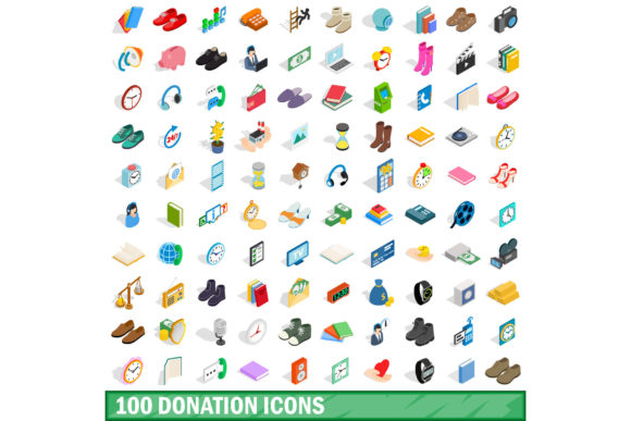 The 100 Donation Icons Set: A Practical Resource for Fundraising and Cause Communication