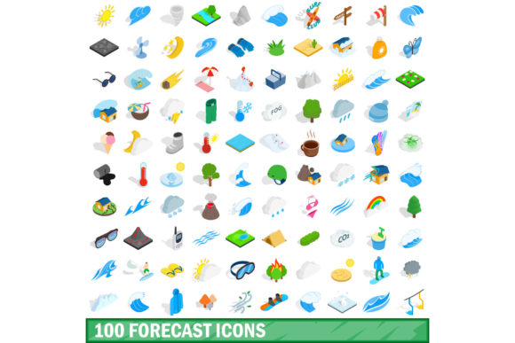 The Visual Grammar of Prediction: Understanding the 100 Forecast Icons Set