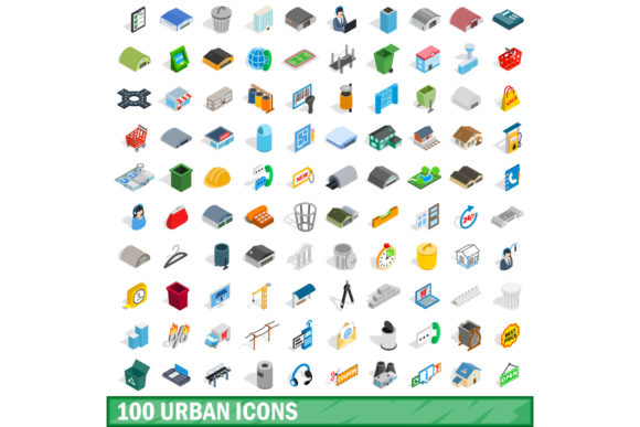 Understanding Isometric 3D Urban Icons: A Complete Guide to the 100 Icons Set