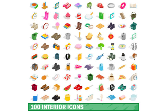 Unlock Visual Communication: A Practical Guide to the 100 Interior Icons Set