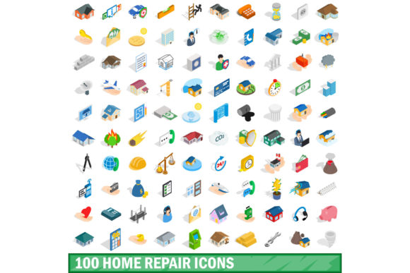 Unlocking the Potential of the 100 Home Repair Icons Set