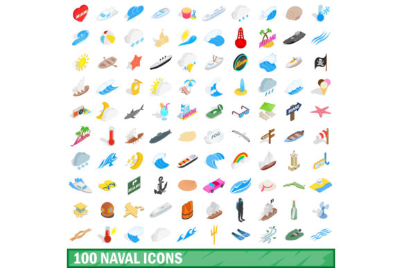 Visualizing the Maritime World: The Power of a 100 Naval Icons Set in Isometric 3D Style
