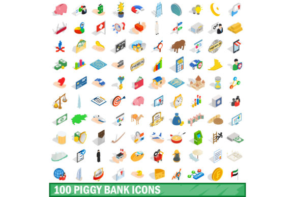 Why a 100 Piggybank Icons Set Matters